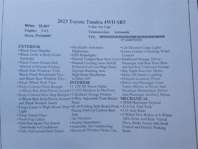 Used 2023 Toyota Tundra SR5