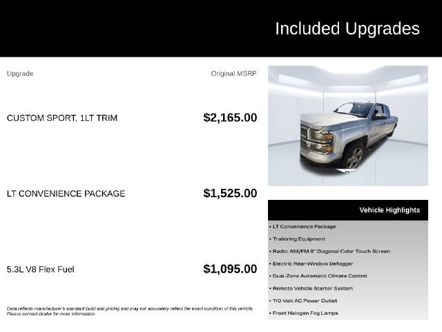 Used 2014 Chevrolet Silverado 1500 LT w/ LT Convenience Package RWD image 7