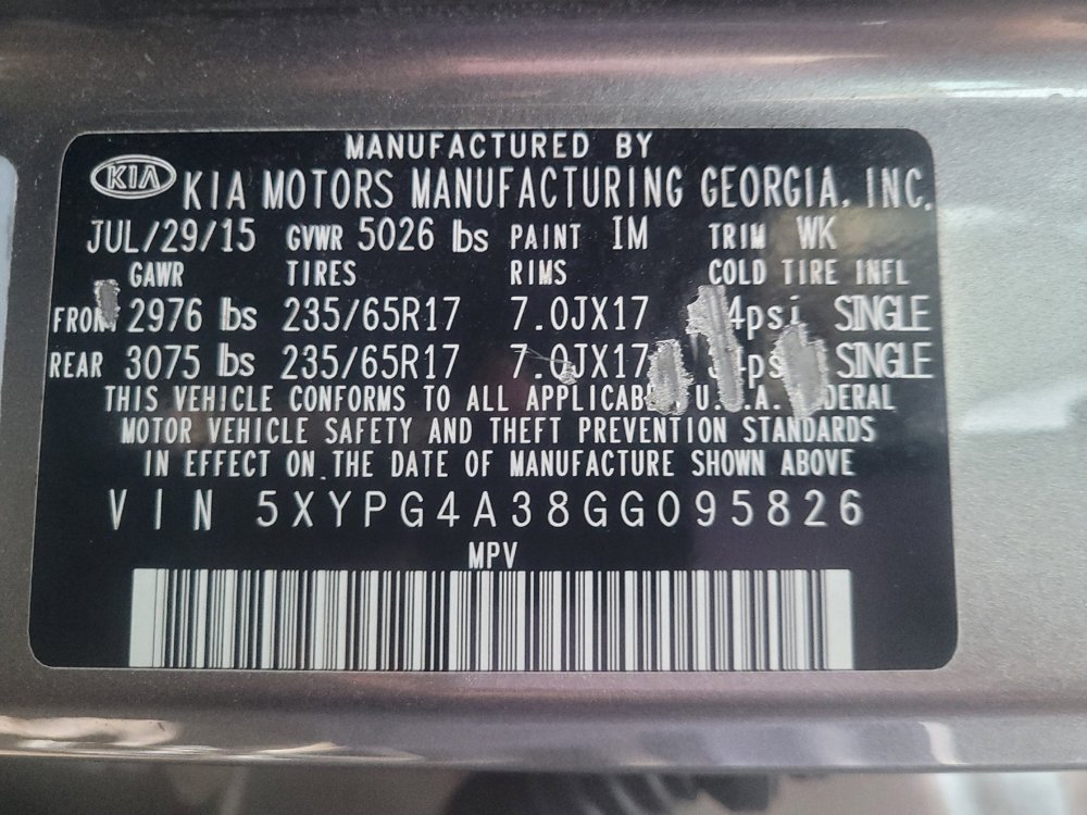 Used 2016 Kia Sorento L FWD image 33