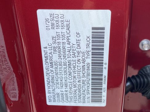 New 2026 Honda Ridgeline TrailSport image 19