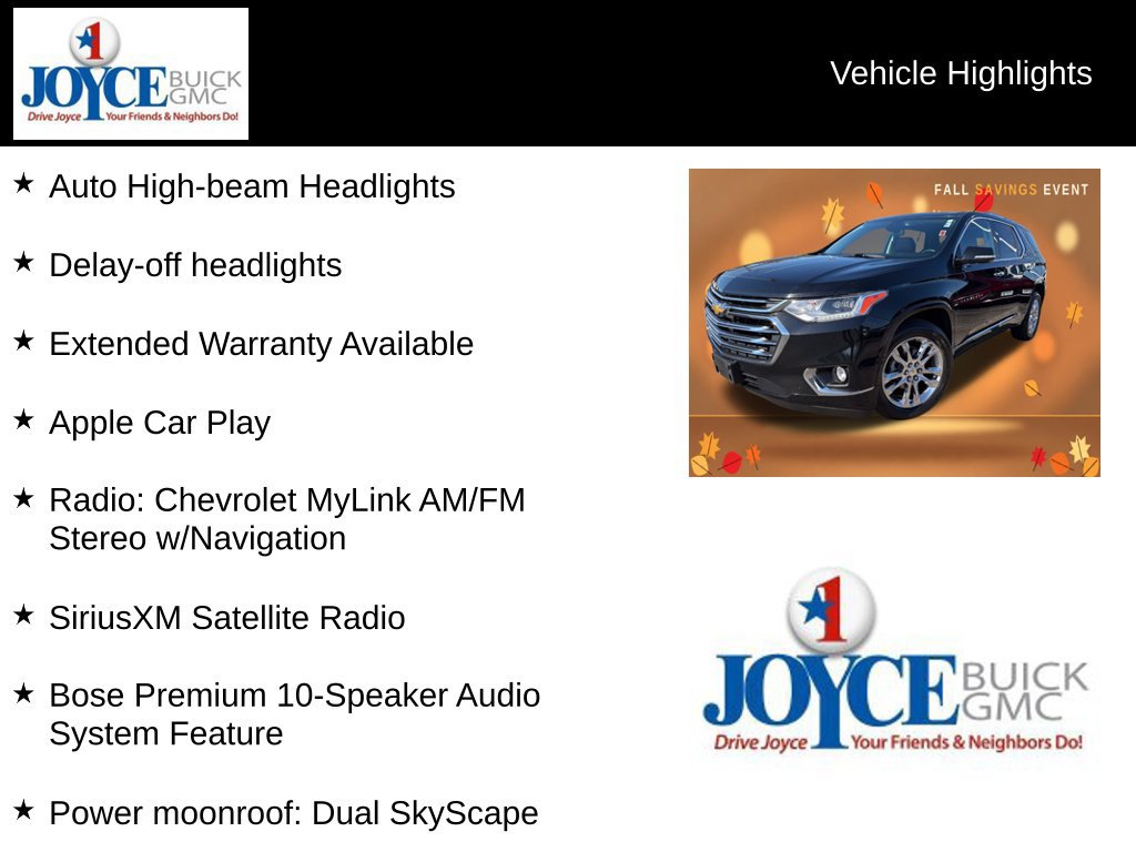 Certified 2018 Chevrolet Traverse High Country AWD/4WD image 25