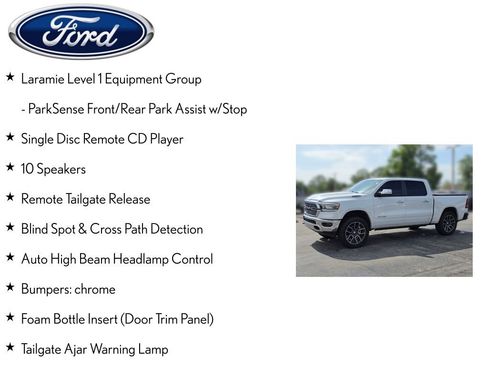 Used 2019 RAM 1500 Laramie AWD/4WD image 9