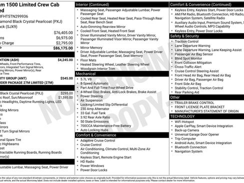 New 2026 RAM 1500 Limited w/ Night Edition AWD/4WD image 26