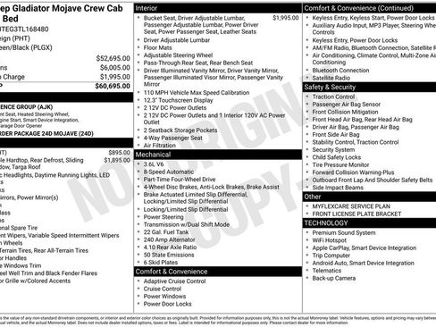 New 2026 Jeep Gladiator Mojave image 5