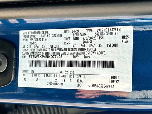 Used 2024 Ford F150 XLT w/ Equipment Group 302A MID image 32