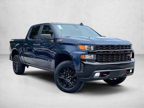 Used 2021 Chevrolet Silverado 1500 Custom Trail Boss w/ Safety Confidence Package AWD/4WD image 12