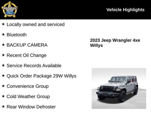 Used 2023 Jeep Wrangler Unlimited w/ Cold Weather Group image 2