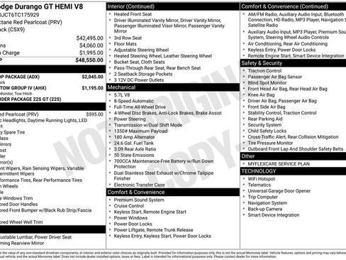 New 2026 Dodge Durango GT w/ Blacktop Package image 3