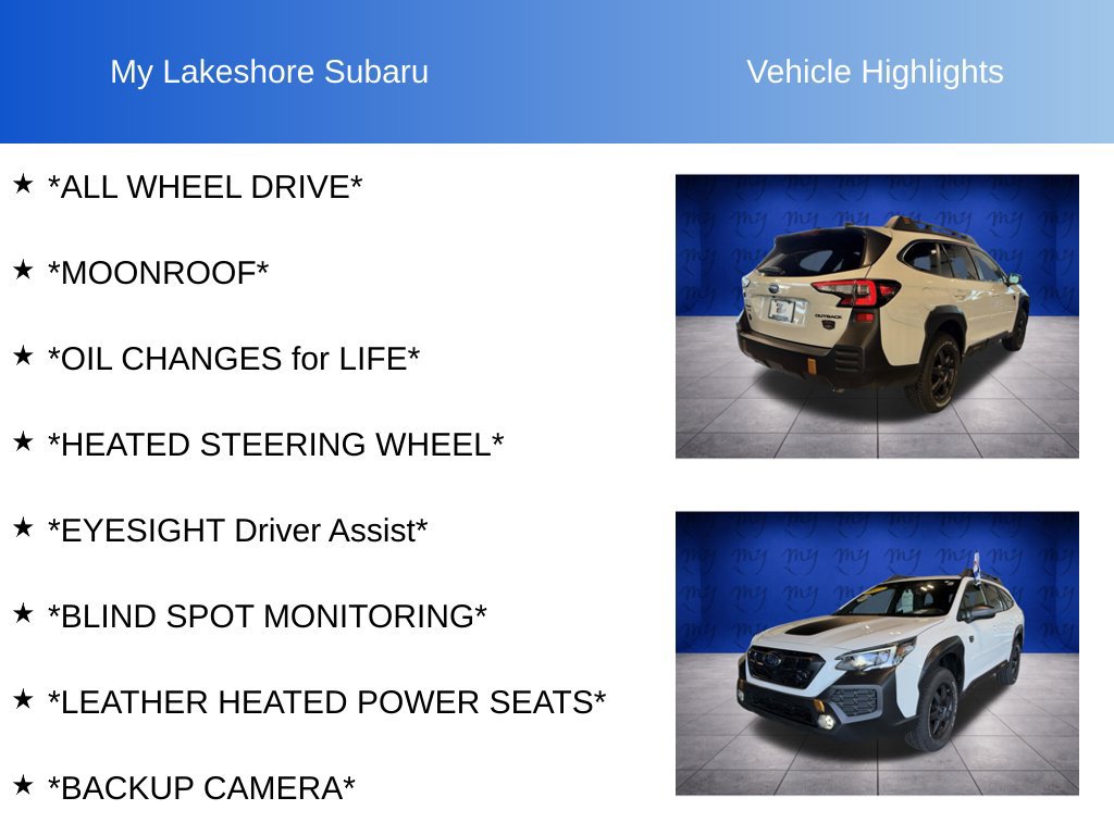 Certified 2025 Subaru Outback Wilderness AWD/4WD image 6