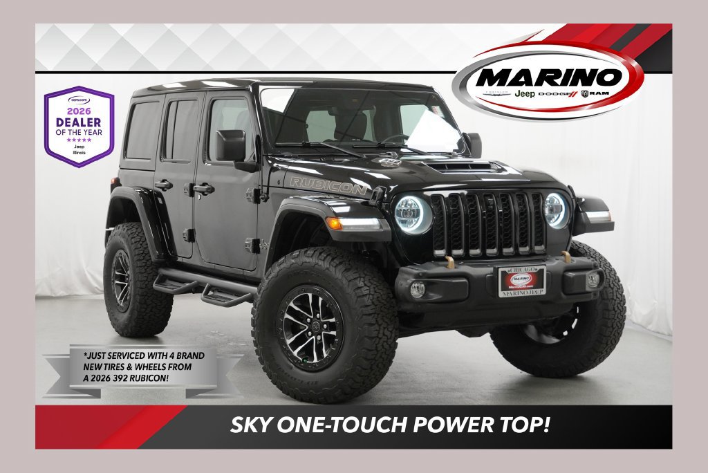 Certified 2023 Jeep Wrangler Unlimited Rubicon 392 w/ Trailer Tow Package AWD/4WD image 1