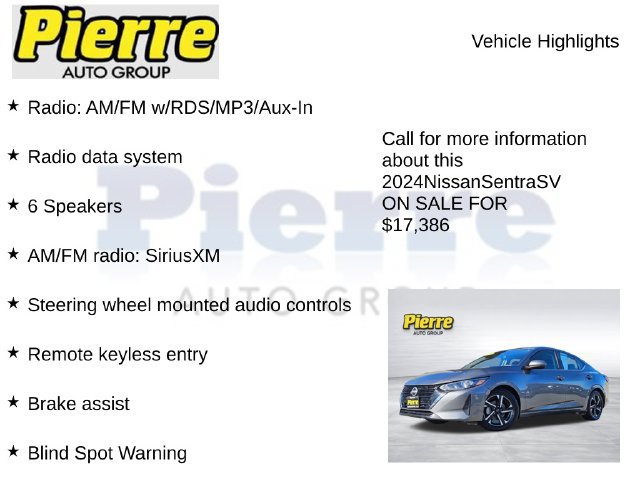 Used 2024 Nissan Sentra SV FWD image 7