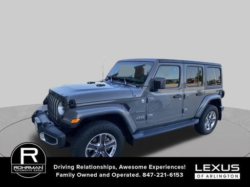 Used 2020 Jeep Wrangler Unlimited Sahara w/ Dual Top Group AWD/4WD image 1