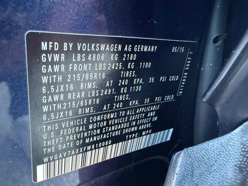 Used 2015 Volkswagen Tiguan S image 35