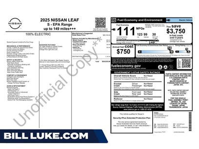 Used 2025 Nissan Leaf S