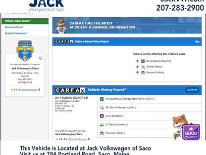 Used 2017 Subaru Legacy 2.5i w/ Alloy Wheel Package