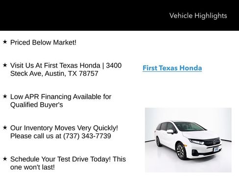 Certified 2026 Honda Odyssey EX-L image 10
