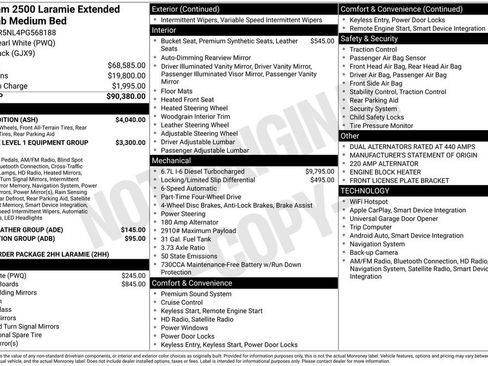 Used 2023 RAM 2500 Laramie w/ Night Edition AWD/4WD image 4
