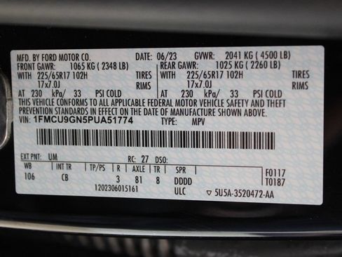 Used 2023 Ford Escape Active AWD/4WD image 31
