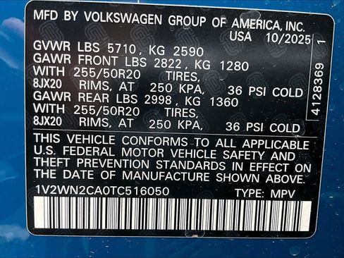 New 2026 Volkswagen Atlas SE FWD image 18
