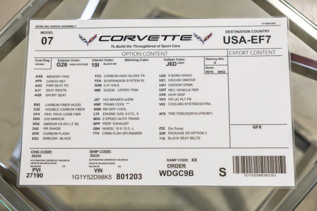 Used 2019 Chevrolet Corvette ZR1 RWD image 65