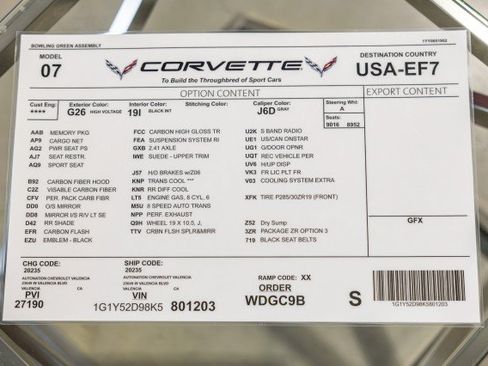 Used 2019 Chevrolet Corvette ZR1 RWD image 65