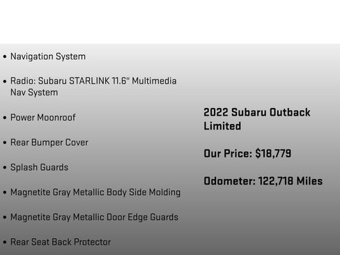Used 2022 Subaru Outback Limited image 18