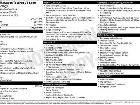 Used 2016 Volkswagen Touareg Sport image 44