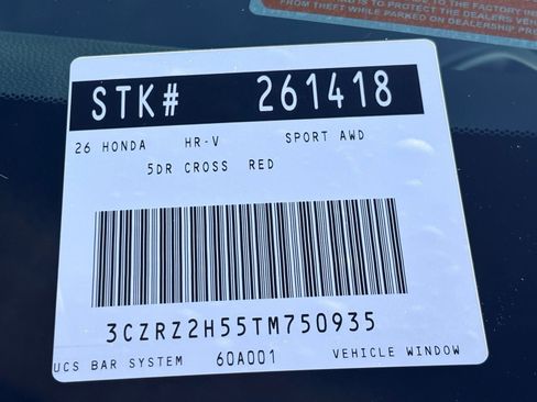 New 2026 Honda HR-V Sport image 22