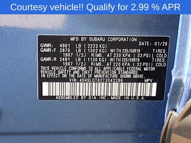 Certified 2026 Subaru Forester Touring AWD/4WD image 10