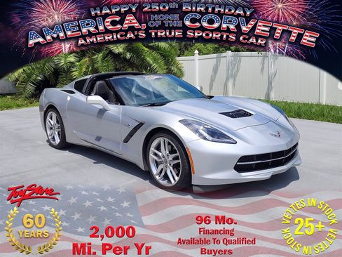 Used 2019 Chevrolet Corvette Stingray Coupe w/ Battery Protection Package RWD image 1
