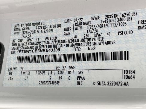 Used 2022 Ford F150 XLT w/ Equipment Group 301A Mid image 12