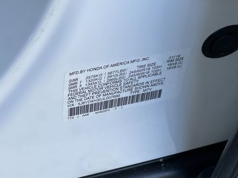 Used 2018 Acura MDX 3.5L image 32