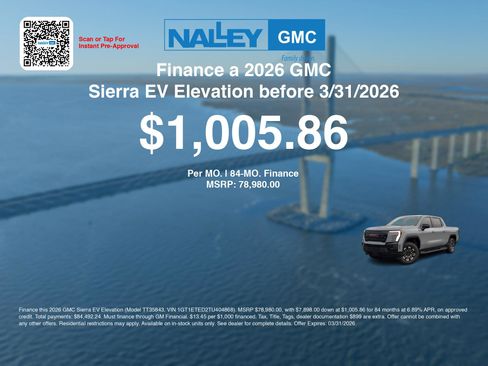 New 2026 GMC Sierra EV Elevation w/ Premium Package image 7