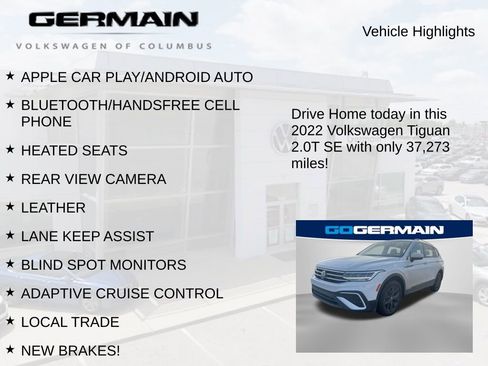 Used 2022 Volkswagen Tiguan SE image 5