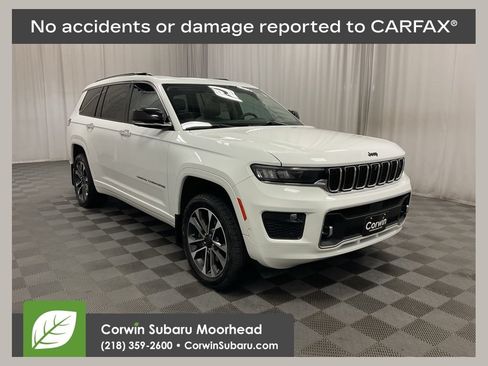 Used 2021 Jeep Grand Cherokee L Overland w/ Advanced Protech Group III AWD/4WD image 1