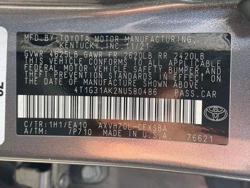 Used 2022 Toyota Camry SE FWD image 18