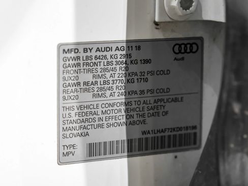 Used 2019 Audi Q7 2.0T Premium Plus w/ Premium Plus Package AWD/4WD image 57