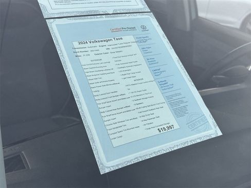 Certified 2024 Volkswagen Taos S image 6