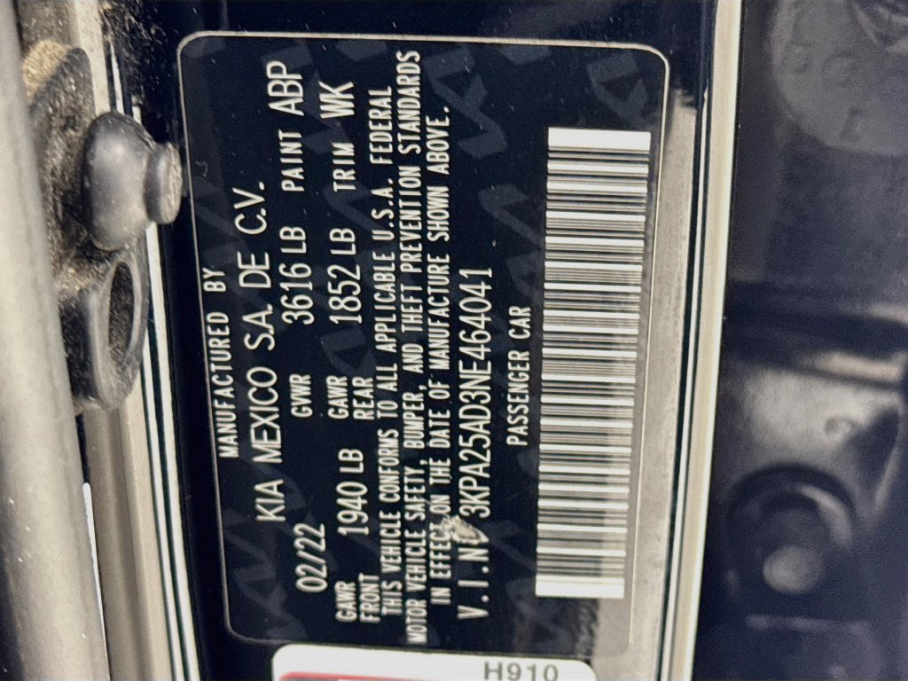 Used 2022 Kia Rio S w/ Option Group 015 FWD image 38