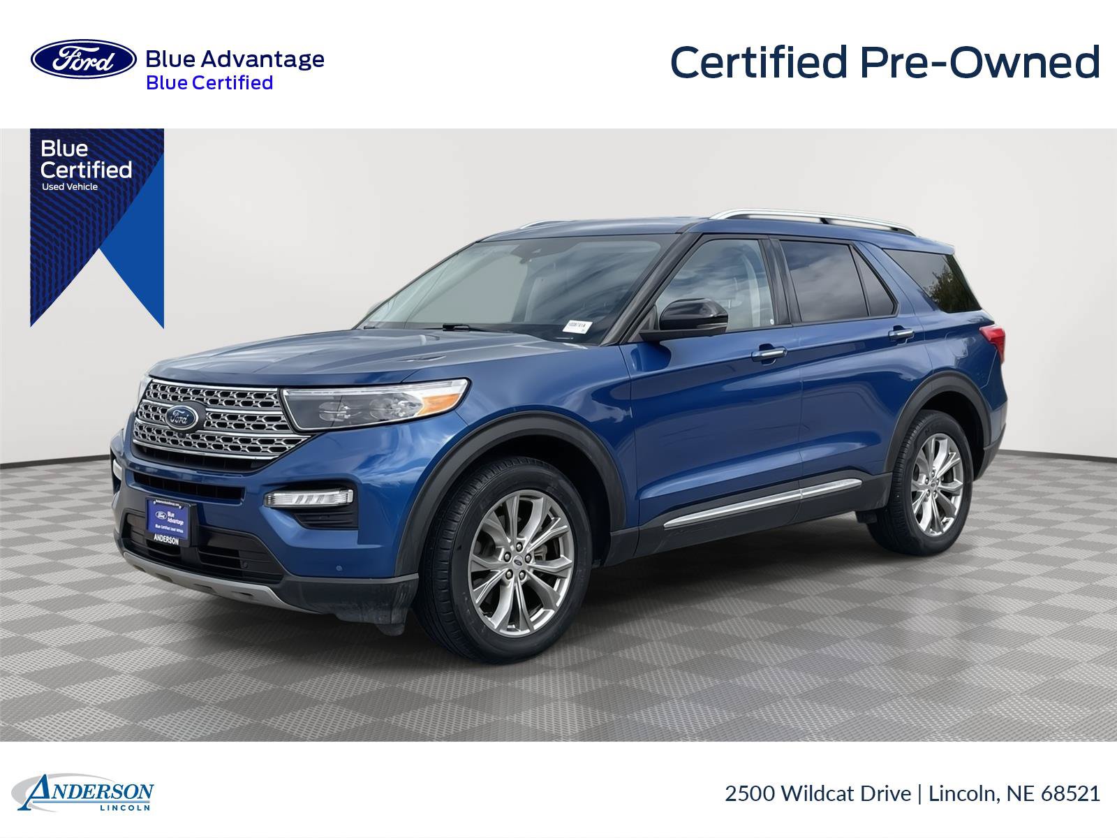 Certified 2021 Ford Explorer Limited AWD/4WD image 1