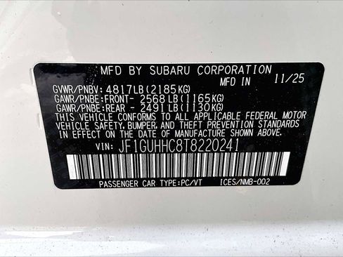 New 2026 Subaru Impreza RS image 18