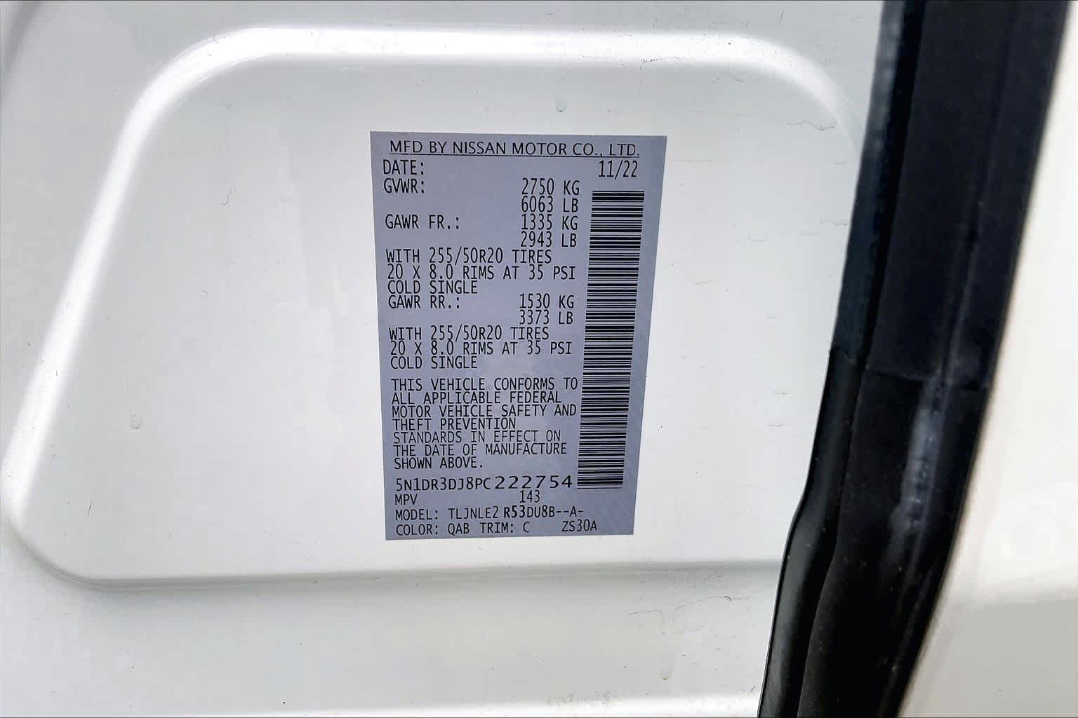 Used 2023 Nissan Pathfinder Platinum w/ Cargo Package AWD/4WD image 33