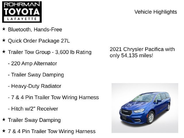 Used 2021 Chrysler Pacifica Touring-L FWD image 7