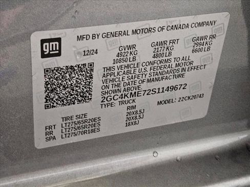 Used 2025 Chevrolet Silverado 2500 Custom w/ Custom Value Package image 24