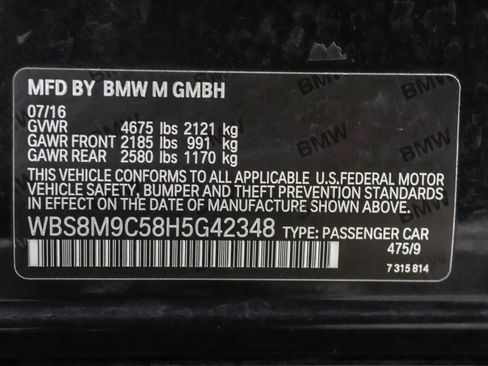 Used 2017 BMW M3 Base image 49