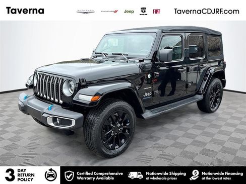 Used 2023 Jeep Wrangler Unlimited Sahara w/ Cold Weather Group image 1