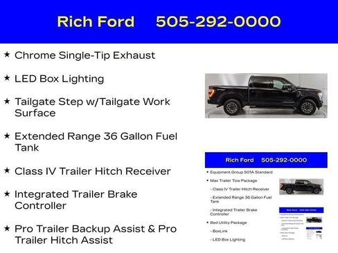 Certified 2023 Ford F150 Lariat w/ Max Trailer Tow Package AWD/4WD image 68