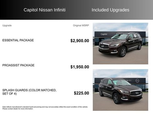 Used 2019 INFINITI QX60 Luxe w/ Essential Package image 8