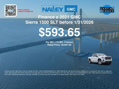 Used 2021 GMC Sierra 1500 SLT w/ SLT Convenience Package