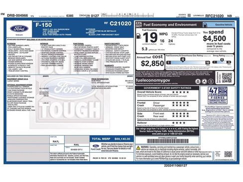 Used 2024 Ford F150 Lariat w/ FX4 Off-Road Package AWD/4WD image 1